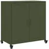 Vidaxl - Buffet vert olive 68,5x39x72 cm acier laminé à froid Green