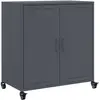 vidaXL Buffet anthracite 68,5x39x72 cm acier laminé à froid