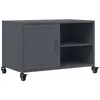vidaXL Meuble TV anthracite 68x39x43,5 cm acier laminé à froid
