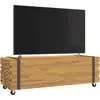 vidaXL Vidaxl Table Basse 110x45x35 Cm Bois Massif De Teck