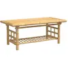 vidaXL Table basse 110x55x45 cm bambou