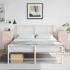 vidaXL Tables de chevet 2 pcs rose 36x39x78 cm acier