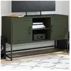 vidaXL Buffet haut blanc 36x39x107 cm acier