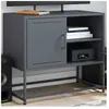 vidaXL Meuble TV anthracite 68x39x60,5 cm acier