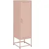 vidaXL Buffet haut rose 36x39x123 cm acier