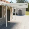vidaXL Ensemble à manger de jardin 9pcs bois d'acacia solide textilène