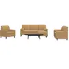 vidaXL Ensemble de canapés 4 pcs avec coussins et traversins velours