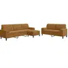 vidaXL Ensemble de canapés 3 pcs avec coussins et traversins velours
