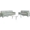 vidaXL Ensemble de canapés 2 pcs et coussins et traversins velours