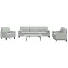 vidaXL Ensemble de canapés 3 pcs et coussins et traversins velours