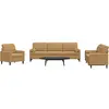 vidaXL Ensemble de canapés 3 pcs avec coussins et traversins velours