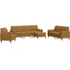 vidaXL Ensemble de canapés 4 pcs avec coussins et traversins velours