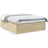 vidaXL Cadre de lit chêne sonoma 150x200 cm bois d'ingénierie