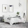 vidaXL Cadre de lit chêne sonoma 120x190 cm bois d'ingénierie et métal