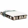 vidaXL Cadre de lit chêne marron 75x190 cm bois d'ingénierie