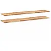 vidaXL Étagères flottantes 2 pcs 140x30x2 cm acacia massif à l'huile