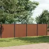 vidaXL Panneau de clôture marron 1737x186 cm WPC