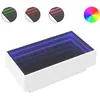 vidaXL Table basse avec LED blanc 90x50x30 cm bois d'ingénierie
