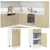 vidaXL Armoire de plancher tiroir chêne sonoma bois d'ingénierie