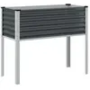 Jardinière anthracite 100x41x90 cm acier vidaXL