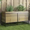 vidaXL Jardinière 100x40x50 cm bois de pin imprégné