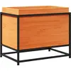 vidaXL Jardinière cire marron 60x40x50 cm bois de pin massif