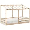 vidaXL Lit pour enfants avec toit 80x200 cm bois massif de pin