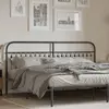 vidaXL Tête de lit métal noir 193 cm