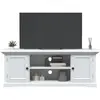 vidaXL Meuble TV blanc 110x30x41 cm bois d'ingénierie