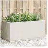 vidaXL Jardinière blanc 80x36x35 cm PP