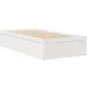 Vidaxl - Cadre de lit sans matelas blanc 75x190 cm bois de pin massif
