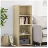vidaXL Buffet haut chêne sonoma 45x41x124 cm bois d'ingénierie