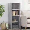 vidaXL Buffet haut sonoma gris 45x41x124 cm bois d'ingénierie