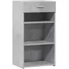 vidaXL Buffet gris béton 50x42,5x93 cm bois d'ingénierie