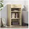 vidaXL Buffet chêne sonoma 50x42,5x93 cm bois d'ingénierie
