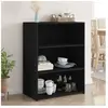 vidaXL Buffet noir 70x41x93 cm bois d'ingénierie