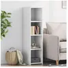 vidaXL Buffet blanc 30x41x124 cm bois d'ingénierie