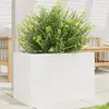 vidaXL Jardinière blanc 70x40x45,5 cm bois de pin massif