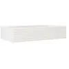 vidaXL Jardinière blanc 110x60x23 cm bois de pin massif