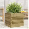 vidaXL Jardinière 50x50x45,5 cm bois de pin imprégné