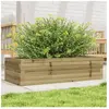vidaXL Jardinière 90x40x23 cm bois de pin imprégné