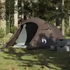 vidaXL Vidaxl Tente De Camping Tunnel 3 Personnes Marron Imperméable
