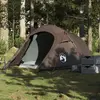 vidaXL Vidaxl Tente De Camping Tunnel 2 Personnes Marron Imperméable