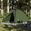 vidaXL Tente de camping à dôme 4 personnes vert olive imperméable