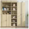 vidaXL Buffet haut chêne sonoma 45x41x185 cm bois d'ingénierie