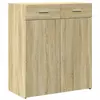 vidaXL Buffet chêne sonoma 80x42,5x93 cm bois d'ingénierie
