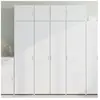 vidaXL Buffet haut blanc 80x42,5x185 cm bois d'ingénierie