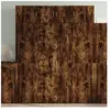 vidaXL Buffet haut chêne fumé 80x42,5x185 cm bois d'ingénierie