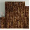 vidaXL Buffet haut chêne fumé 70x42,5x185 cm bois d'ingénierie