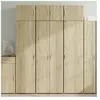 vidaXL Buffet haut chêne sonoma 70x42,5x185 cm bois d'ingénierie